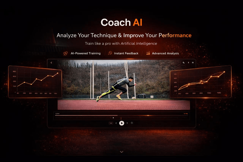 Coach AI home screen showing technique and performance analysis
